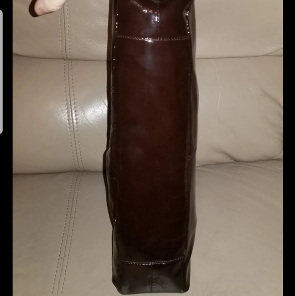 NWT Coach Patent Leather Ashley Tote in Mahogany